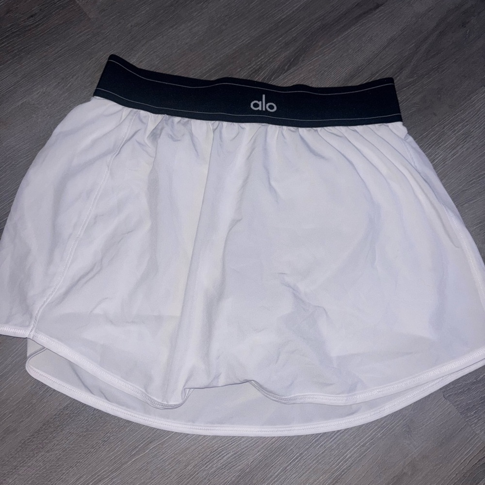 Alo White Athletic Shorts